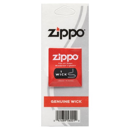 Zippo Replacement Wick, 4", for use in all  Windproof Lighters 1WK
